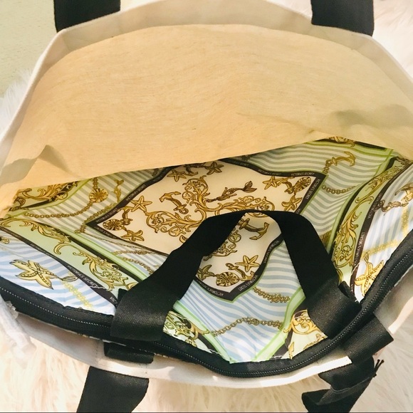 Victoria’s Secret Logo Labeled Tote Bag with Detachable Insulated Tote (2pc Set) - Picture 3 of 10